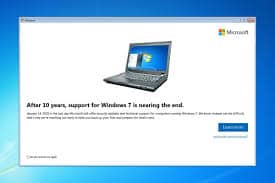 Windows 7 support is ending